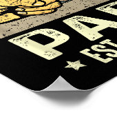 Soon To Be Pap Est 2026 For New Papa Funny Fathers Poster (Hoek)