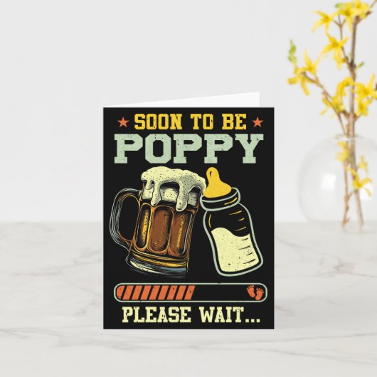 Soon To Be Ppy Est 2025 Pregnancy Announcement L Kaart (Gele Bloem)