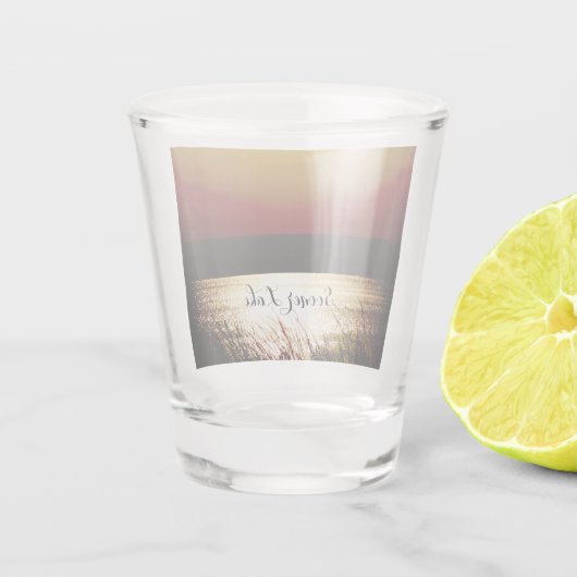 Sooner Lake Shot Glas (Achterkant)