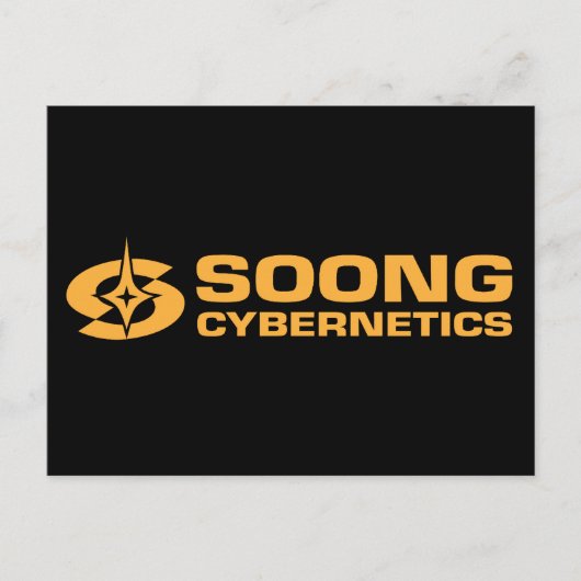 Soong Cybernetics - Noonien Soong Briefkaart (Voorkant)