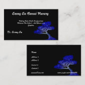 Soong Su-Bonsai-profielkaart Visitekaartje (Voorkant / Achterkant)