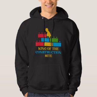 Soort bouwplaats, hoofdbouwer, grote bouwstijl hoodie