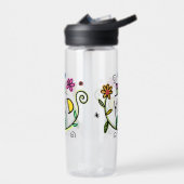 Soort citoenkuiktypografie waterfles (Links)