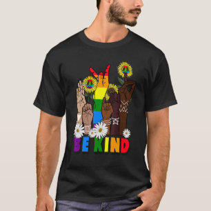 Soort gebarentaal als je een soort regenboog hebt t-shirt