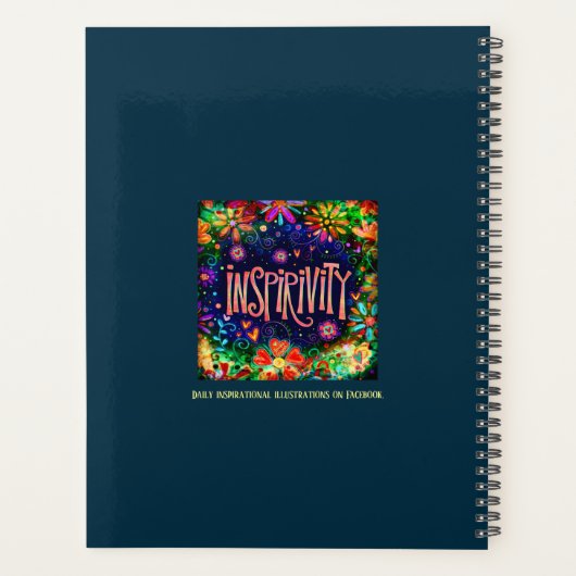 "Soort, Generaal, Thankful Inspiron-planner" Planner (Achterkant)