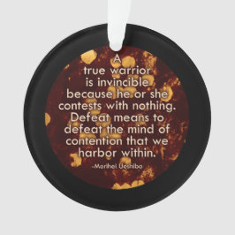 Soort geschil - Aikido Peace Quote Ornament