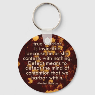 Soort geschil - Aikido Peace Quote Sleutelhanger
