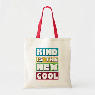 Soort is de Nieuwe Koel - een Retro Kindness Tote Bag