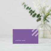 Soort Lila toonvorm Qr-code Visitekaartje (Staand voorkant)