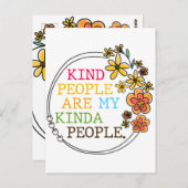 Soort mensen zijn mijn Kinda-mensen Briefkaart (Voorkant / Achterkant)