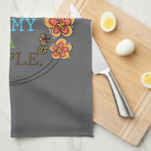 Soort mensen zijn mijn Kinda-mensen Theedoek (Quarter Fold)