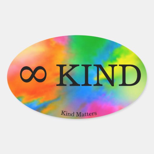 ∞ SOORT Ovale sticker (Voorkant)