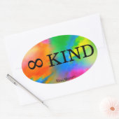 ∞ SOORT Ovale sticker (Envelop)