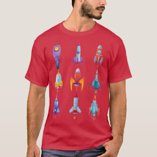Soort ruimtetakker Astronaut Kinder jongens meisje T-shirt