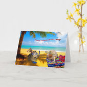 Soort varkens Dag Kaart (Gele Bloem)