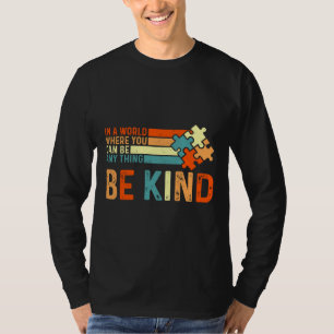 Soort zijn Autisme-bewustzijn Autistic Life di T-shirt
