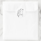 Soortcontour Ronde Sticker (Tas)