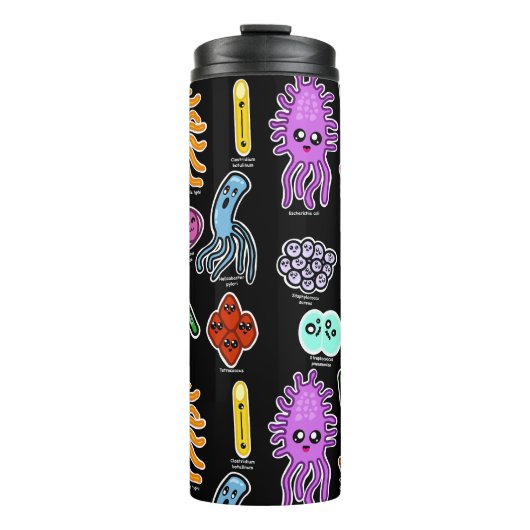 Soorten bacteriën thermosbeker (Voorkant)