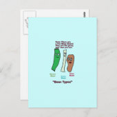 soorten bonen Briefkaart (Voorkant / Achterkant)