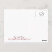 soorten bonen Briefkaart (Achterkant)