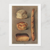 Soorten broodillustraties briefkaart (Voorkant)