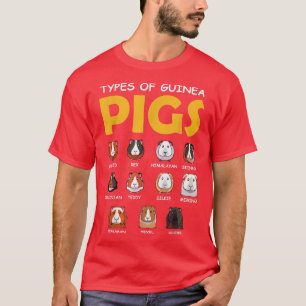 Soorten cavia's, luipkuikens en pekknaagdieren t-shirt