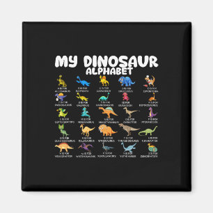Soorten Dinosauriërs Mijn Dinosaurus Alfabet Ck Na Magneet