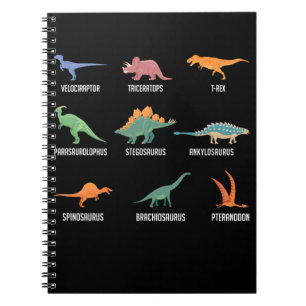 Soorten Dinosaurus Spinosaurus Trex Notitieboek