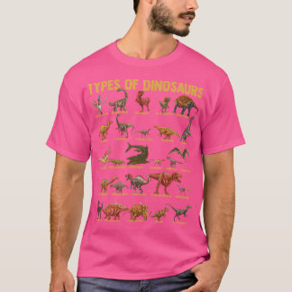 Soorten dinosaurussen - Dino-identificatie - Rex D T-shirt