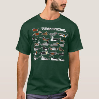 Soorten eenden t-shirt