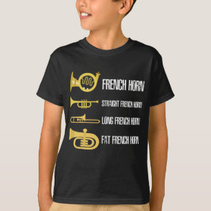 Soorten Franse muzikant van remspeler T-shirt