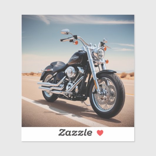 Soorten gewone motorfietsen en fietsen sticker (Vel)