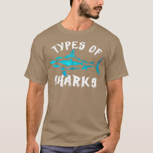 Soorten haaien Mariene Biologie T - shirts Onderwi