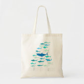 Soorten haaiensoorten grote witte reuzenhaai M Tote Bag (Voorkant)