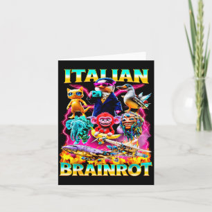 Soorten Italiaanse Brainrot Meme Karakter Hand Get Kaart