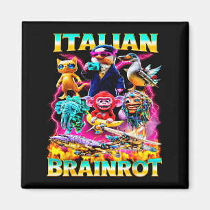 Soorten Italiaanse Brainrot Meme Karakter Hand Get Magneet