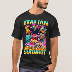 Soorten Italiaanse Brainrot Meme Karakter Hand Get T-shirt