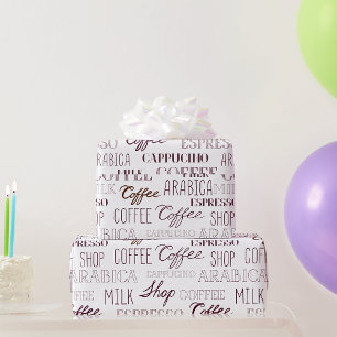 Soorten koffie-Drinken Cadeaupapier