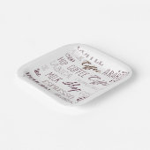 Soorten koffie-Drinken Papieren Bordje (Gebogen)