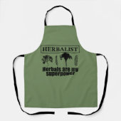 Soorten kruiden kruidkundige schort (Voorkant)