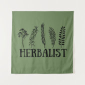 Soorten kruiden kruidkundige wandkleed (Voorkant)