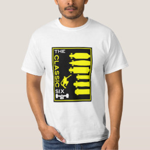 Soorten skateboards t-shirt