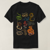 Soorten slangen Herpetoloog Educatief Kinder Jonge T-shirt (Design voorkant)