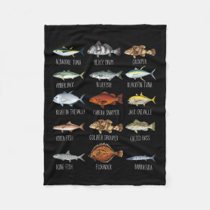 Soorten zoutwatervissoorten Biologie Vist Lo Fleece Deken