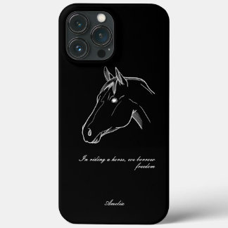 Soortminimalistisch lijnontwerp iPhone 13 pro max hoesje