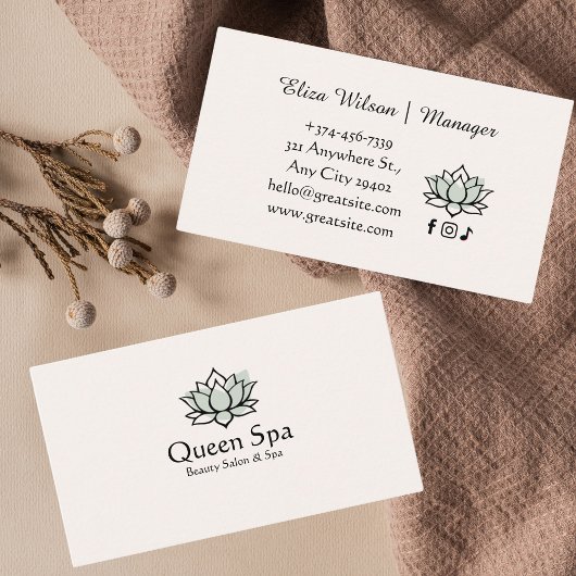 Soothing Sage Visitekaartje