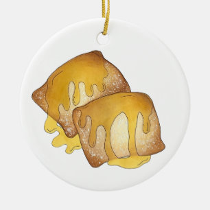 Sopaipilla Cachanga Sopaipa Gebakken gebak Keramisch Ornament