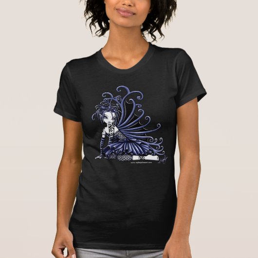 "Sophia" Blue Tattoo Fairy Art Top (Voorkant)