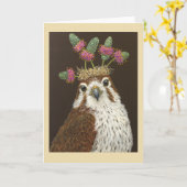 Sophia, la carte du faucon des prairies (Fleur jaune)