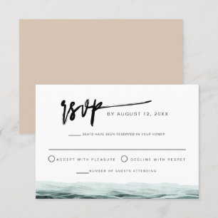 SOPHIA RSVP-kaart voor Waterverf in de tropische Kaart